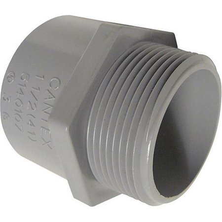 CANTEX 5140105C 1 in PVC Male Terminal Adapter 33220